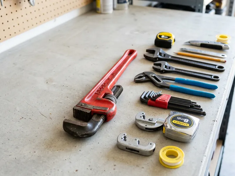Professional plumbers in Reisterstown, MD equipped with top-tier tools for residential and commercial plumbing services.